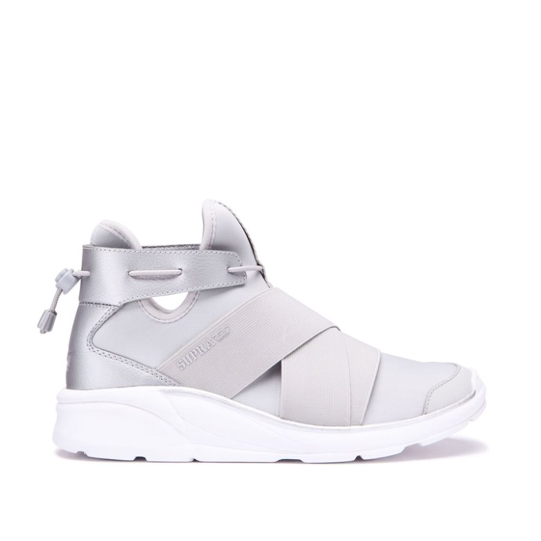 Supra Anevay Kadın Spor Ayakkabı Gri Gümüş | TR008470