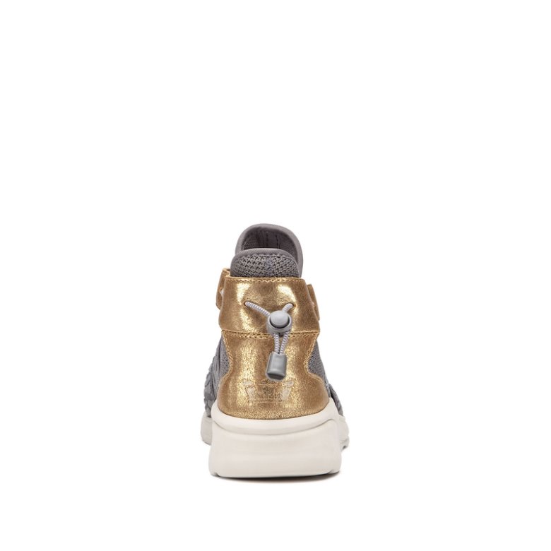 Supra Anevay Kadın Spor Ayakkabı Koyu Gri Altın | TR306180