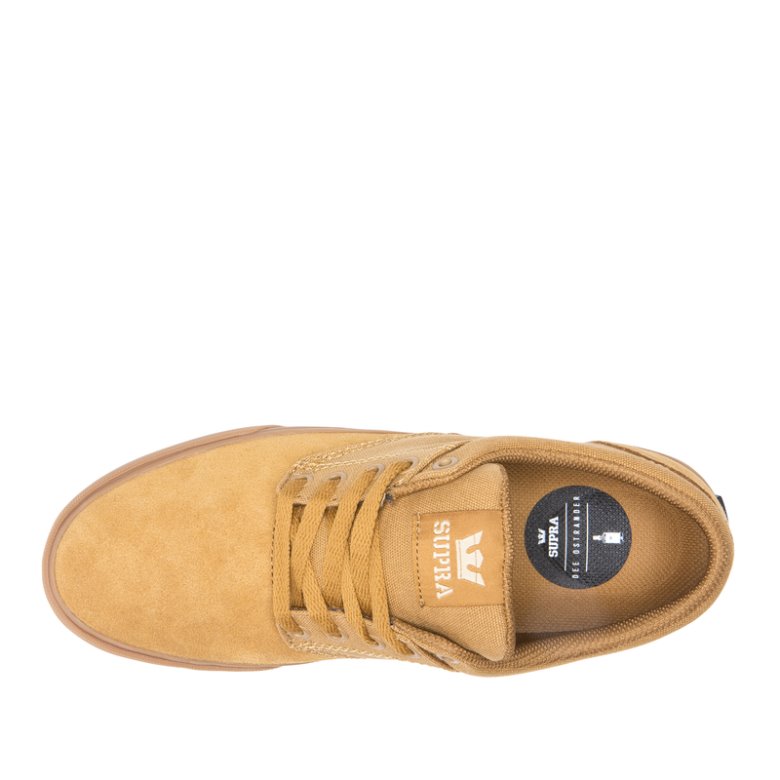 Supra Chino Erkek Kaykay Ayakkabısı Kahverengi | TR940693