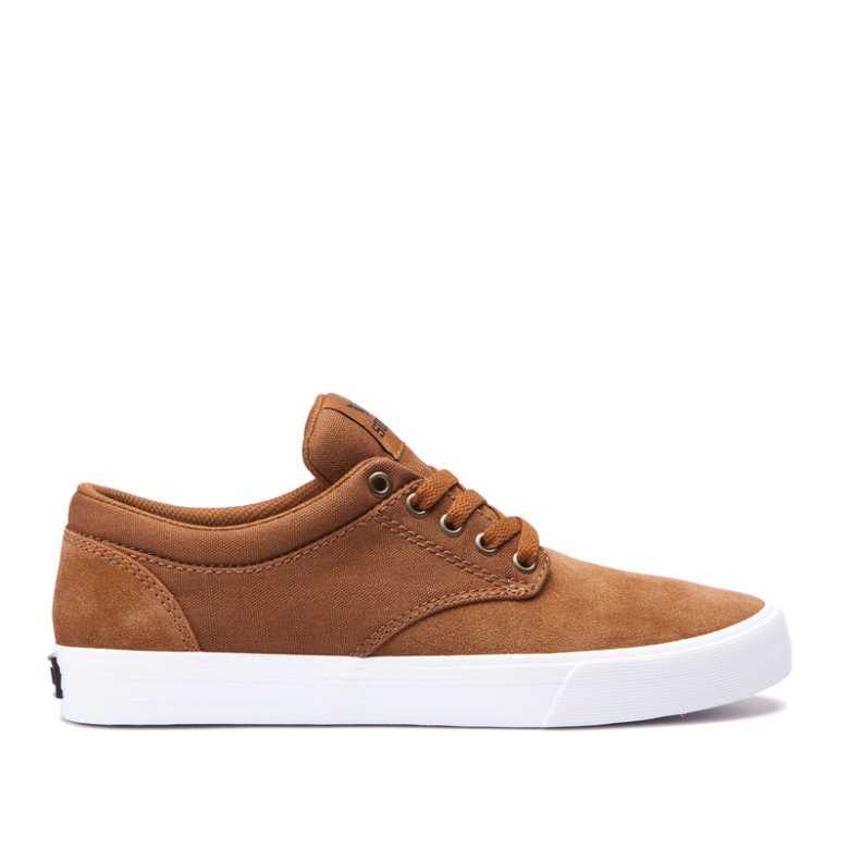 Supra Chino Kadın Kaykay Ayakkabısı Koyu Kahverengi | TR888201