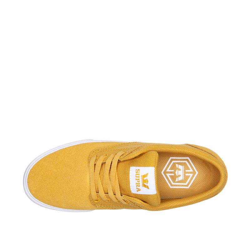 Supra Chino Kadın Kaykay Ayakkabısı Sarı | TR247667