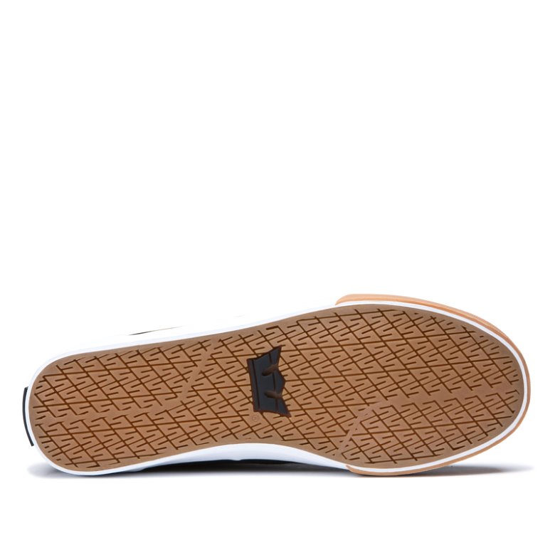 Supra Chino Kadın Kaykay Ayakkabısı Siyah Kahverengi | TR804789