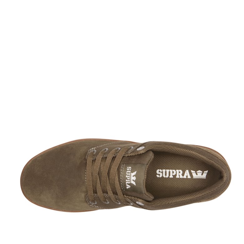 Supra Düz Taban Chino Court Kadın Ayakkabı Zeytin Yeşili | TR873739