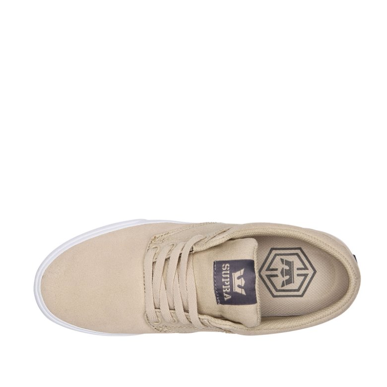 Supra Düz Taban Chino Erkek Ayakkabı Bej Rengi | TR950697