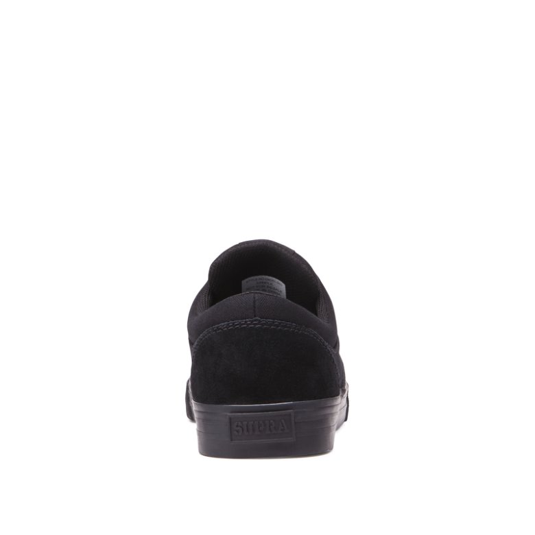 Supra Düz Taban Chino Kadın Ayakkabı Siyah Koyu Gri | TR793783