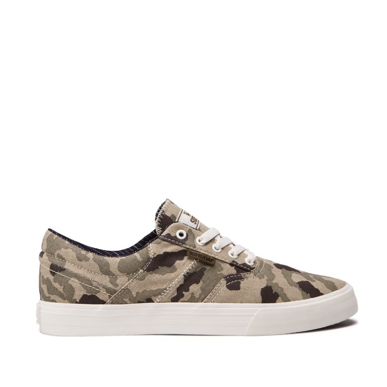 Supra Düz Taban Cobalt Erkek Ayakkabı Camo Siyah | TR704564