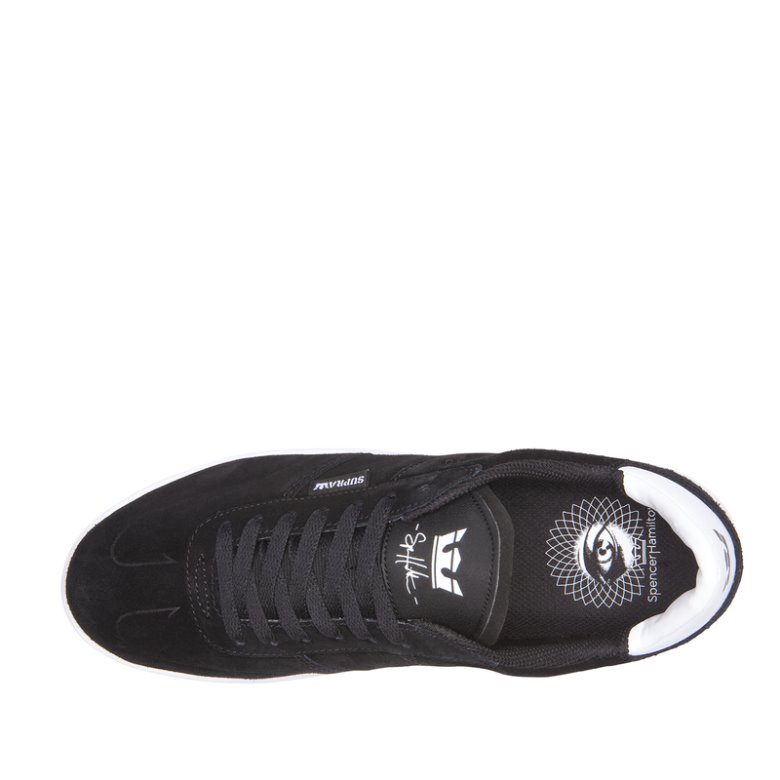 Supra Düz Taban Elevate Kadın Ayakkabı Siyah Beyaz | TR476119