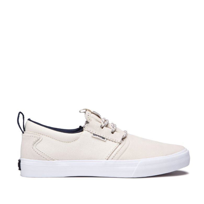 Supra Düz Taban Flow Erkek Ayakkabı Bej Rengi | TR533944