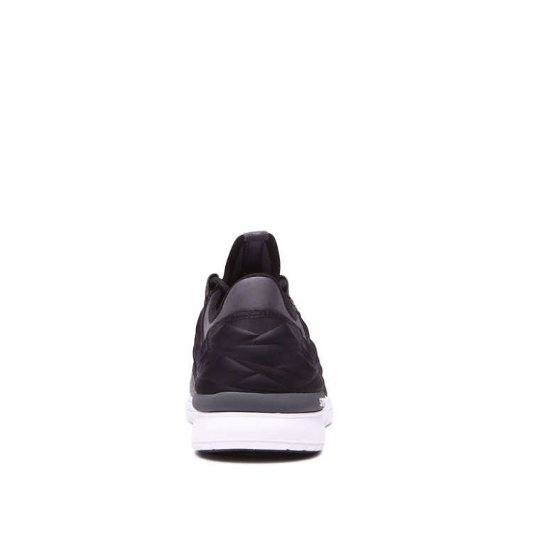 Supra Düz Taban Flow Run EVO Erkek Ayakkabı Siyah Beyaz | TR388099