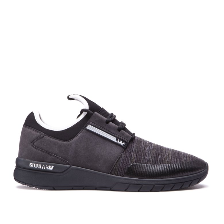 Supra Düz Taban Flow Run Kadın Ayakkabı Koyu Gri | TR029942