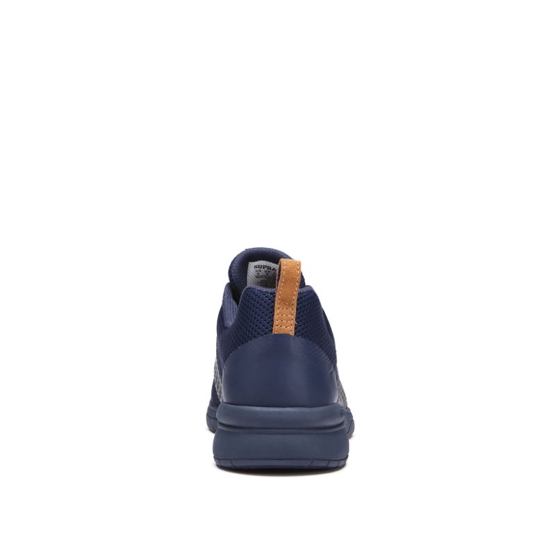 Supra Düz Taban Scissor Kadın Ayakkabı Lacivert Kahverengi | TR769292