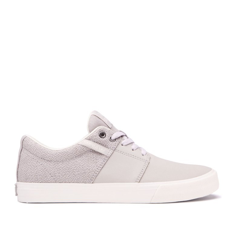 Supra Düz Taban Stacks II Vulc Erkek Ayakkabı Bej Rengi | TR825856