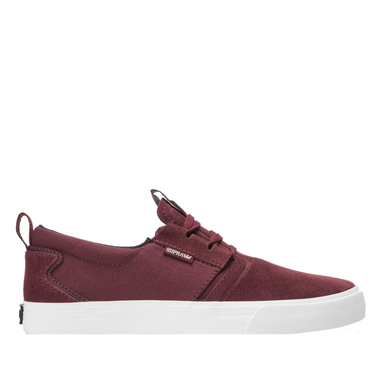 Supra Flow Erkek Kaykay Ayakkabısı Bordo | TR731038