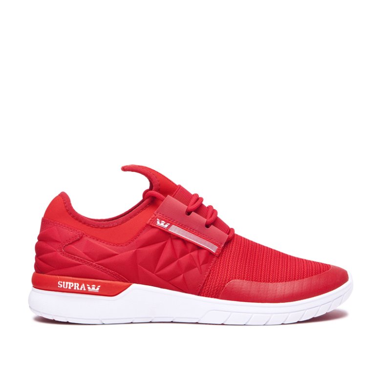 Supra Flow Run EVO Kadın Koşu Ayakkabısı Kırmızı Beyaz | TR719796