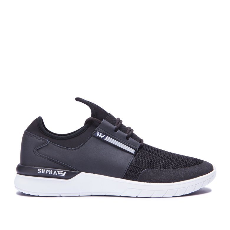 Supra Flow Run Kadın Koşu Ayakkabısı Koyu Gri Siyah | TR971717