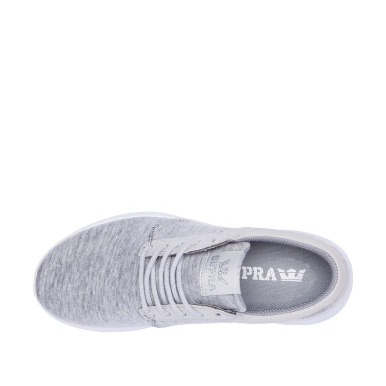 Supra Hammer Run Kadın Koşu Ayakkabısı Gri Kırmızı | TR531848