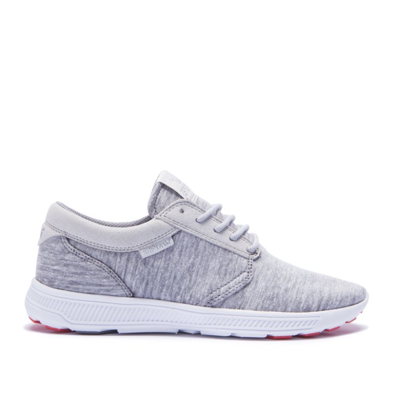 Supra Hammer Run Kadın Koşu Ayakkabısı Gri Kırmızı | TR531848