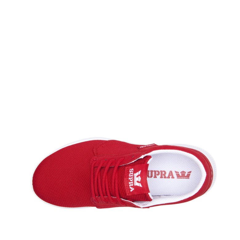 Supra Hammer Run Kadın Koşu Ayakkabısı Kırmızı Beyaz | TR659450