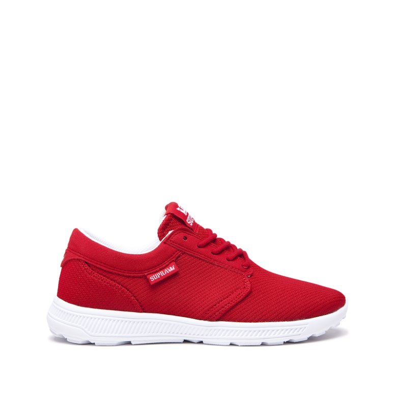 Supra Hammer Run Kadın Koşu Ayakkabısı Kırmızı Beyaz | TR659450