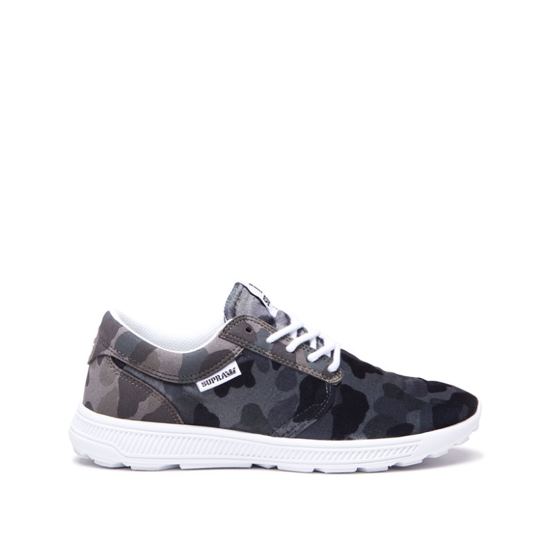 Supra Hammer Run Kadın Koşu Ayakkabısı Siyah Camo Siyah Beyaz | TR699657