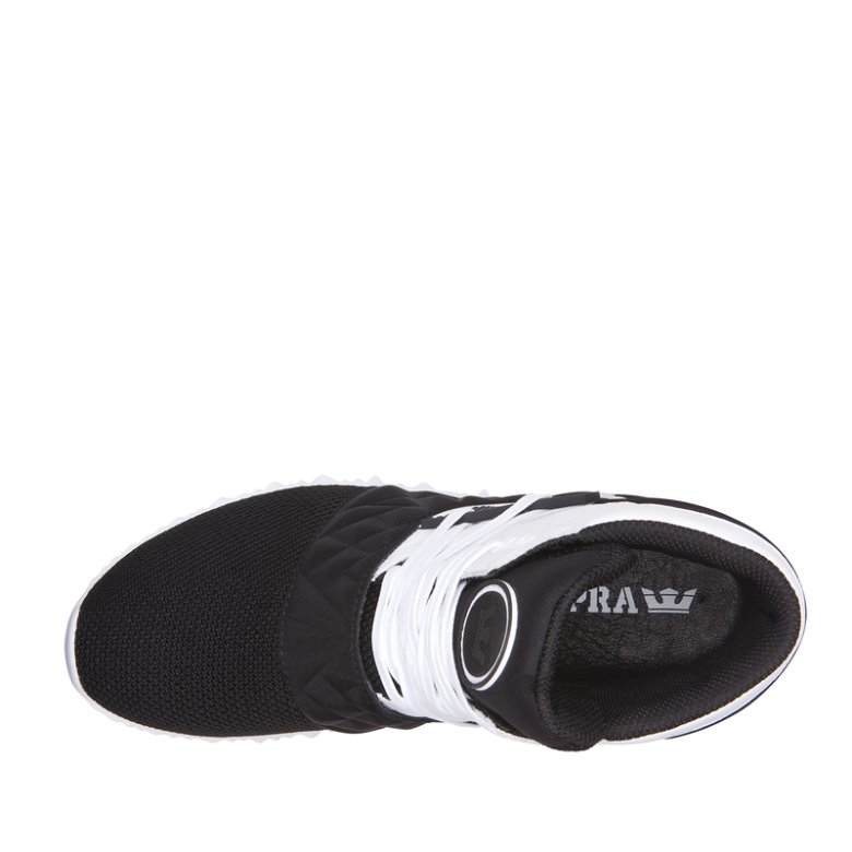 Supra Jagati Erkek Spor Ayakkabı Beyaz Siyah | TR208696