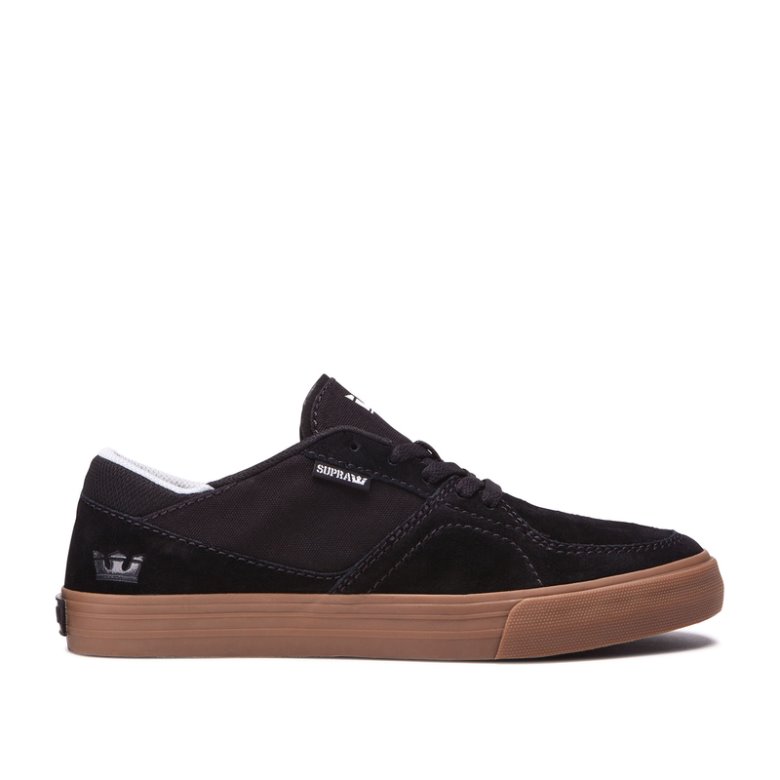Supra Melrose Erkek Kaykay Ayakkabısı Siyah Kahverengi | TR952505
