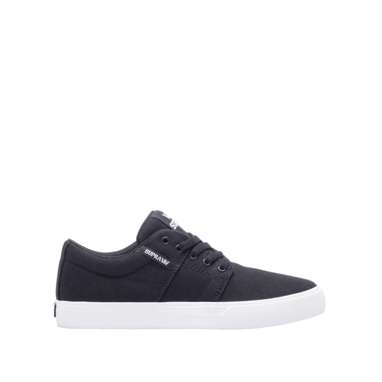Supra Stacks II Vulc Çocuk Spor Ayakkabı Siyah Beyaz | TR996308