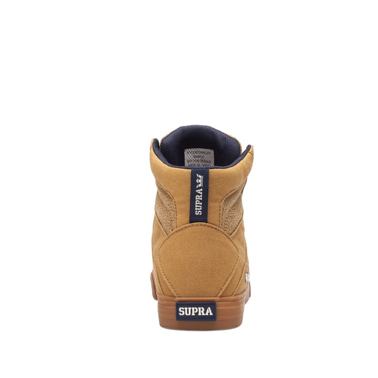 Supra Yüksek Taban Aluminum Kadın Ayakkabı Kahverengi | TR515412