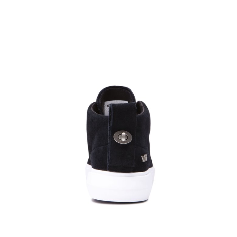 Supra Yüksek Taban Charles Kadın Ayakkabı Siyah | TR521944