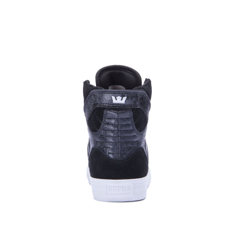 Supra Yüksek Taban Skytop Kadın Ayakkabı Siyah Lacivert | TR260824