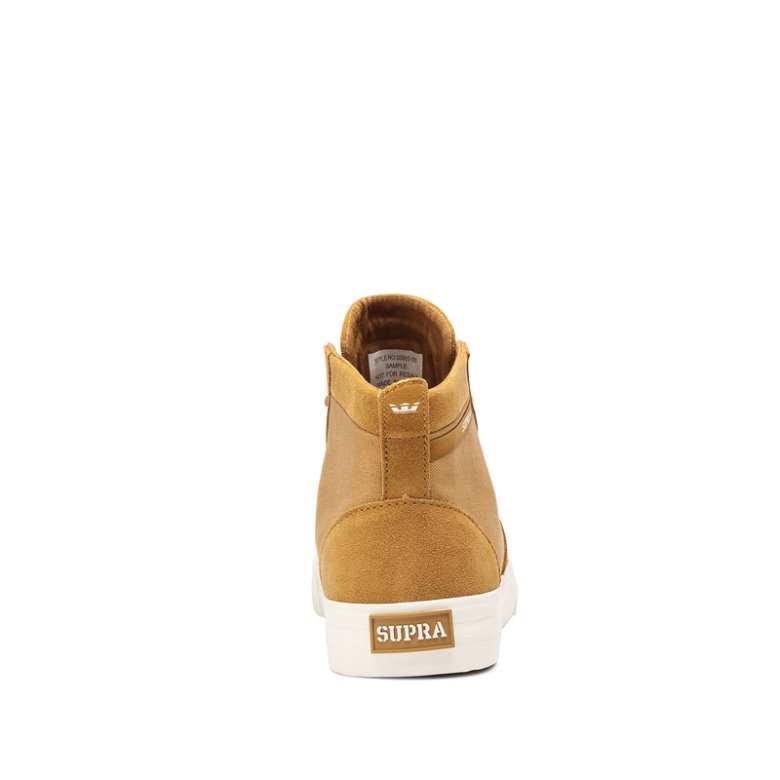 Supra Yüksek Taban Stacks Mid Cut Kadın Ayakkabı Kahverengi | TR640635