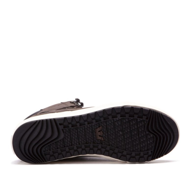 Supra Yüksek Taban Vaider Cold Weather Erkek Ayakkabı Kahve | TR650821
