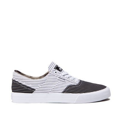 Supra Düz Taban Cobalt Kadın Ayakkabı Siyah Beyaz | TR797406