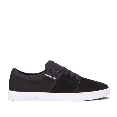 Supra Düz Taban Stacks II Kadın Ayakkabı Siyah Beyaz | TR860985