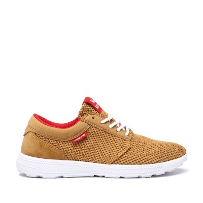 Supra Hammer Run Kadın Koşu Ayakkabısı Kahverengi Kırmızı Beyaz | TR867669