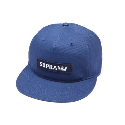 Supra Mark Patch Snap Erkek Cap Şapka Lacivert | TR953909
