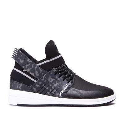 Supra Yüksek Taban Skytop V Kadın Ayakkabı Siyah Siyah Camo | TR852945